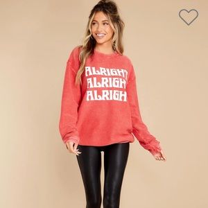 Charlie Southern alright, alright, alright sweatshirt